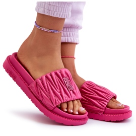 Flip-flops de damă pe platforma Big Star NN274A749 Fuchsia roz 8
