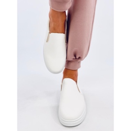 Tenisi slip-on Alliot alb/bej 1