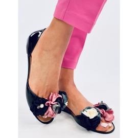 Meliskas cu flori Carmil Black negru 2