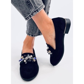 Anselme Mocasini negri cu pietre negru 1 Anselme Mocasini negri cu pietre negru 1