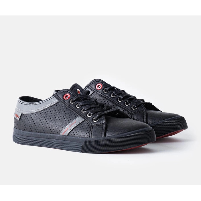Tenisi negri Cross Jeans pentru bărbați negru 1 Tenisi negri Cross Jeans pentru bărbați negru 1