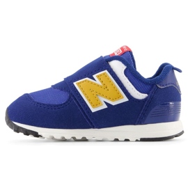 Pantofi New Balance, pantofi bebelusi NW574HBG albastru 1