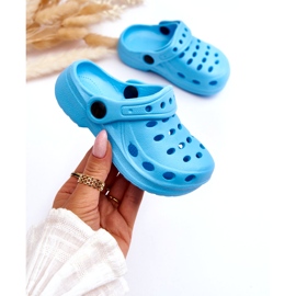 Flip -flops de spumă albastru deschis 3