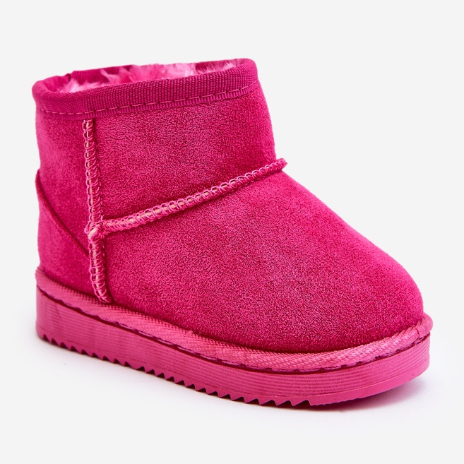 Cizme izolate de zapada pentru copii Fuchsia Gooby roz 1