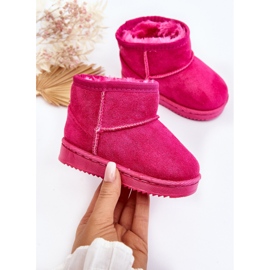 Cizme izolate de zapada pentru copii Fuchsia Gooby roz 3