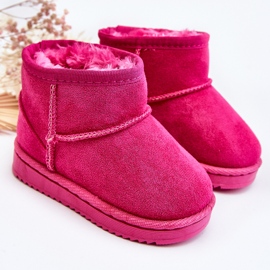 Cizme izolate de zapada pentru copii Fuchsia Gooby roz 4