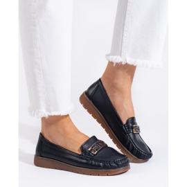 Mocasini femei bleumarin albastru 1