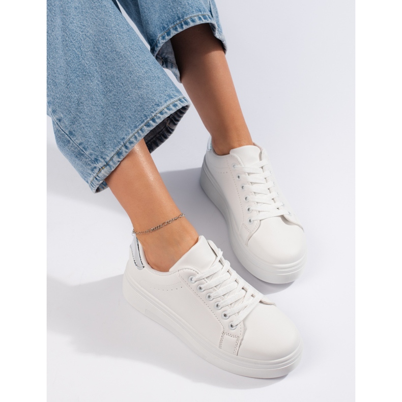 Pantofi sport de dama albi 1