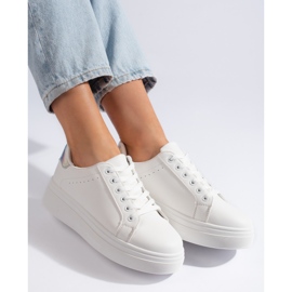 Pantofi sport de dama albi 1