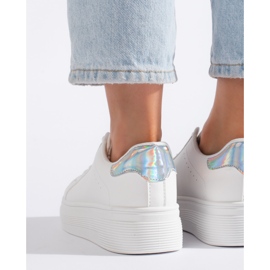 Pantofi sport de dama albi 2