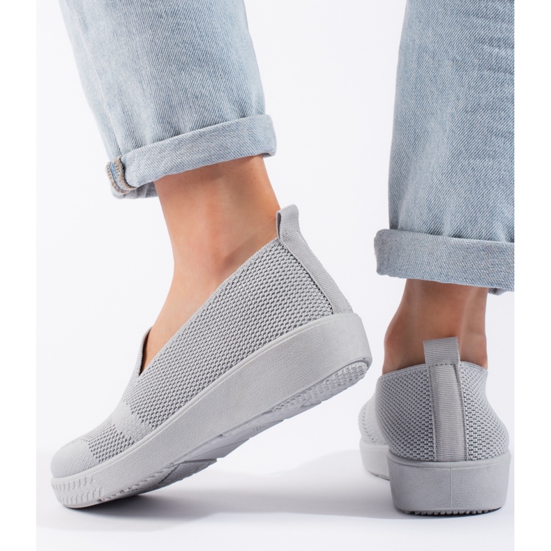 Tenisi slip-on gri 2