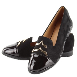 Lordsy piele intoarsa w895 neagra negru 2