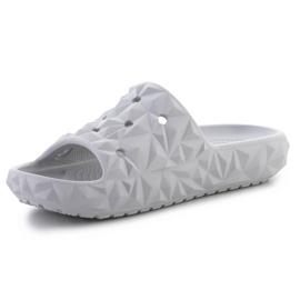 Slapi Crocs Classic Geometric Slide V2 W 209608-1FT gri 2