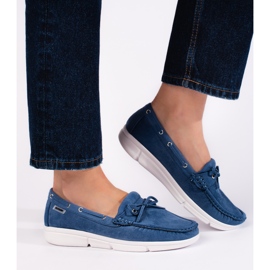 Goodin Mocasini confortabili de dama albastri albastru 1 Goodin Mocasini confortabili de dama albastri albastru 1