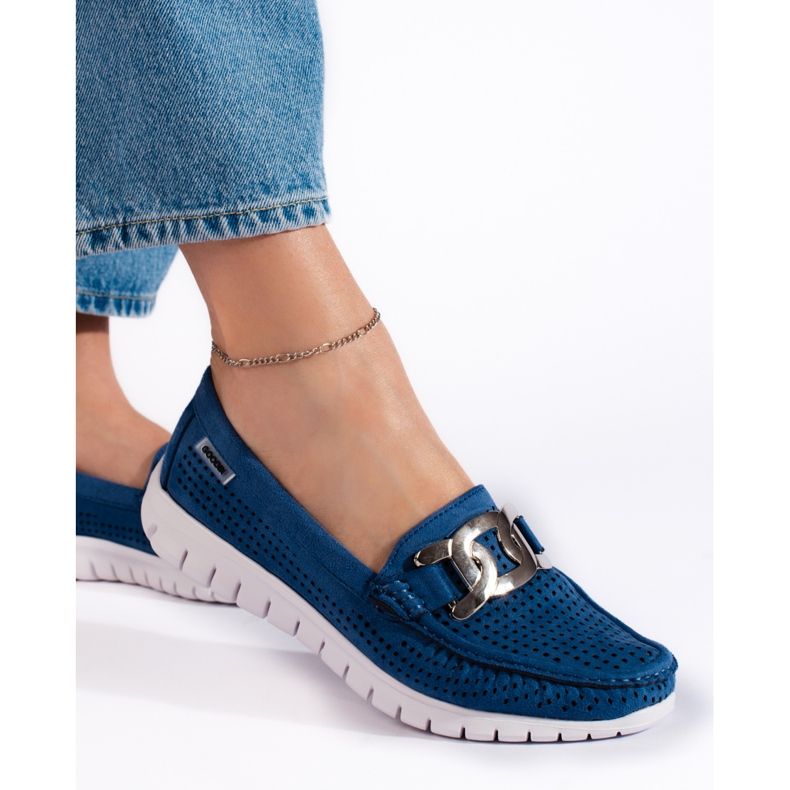 Goodin Mocasini ajurati albastri de dama albastru 2