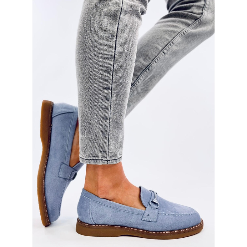 Mocasini de dama Vaux Blue albastru 2 Mocasini de dama Vaux Blue albastru 2