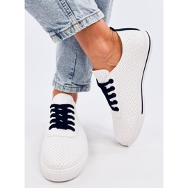 Tenisi ajurati pentru dama Costier Black alb 1