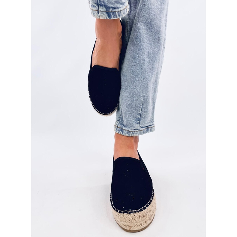 Rigois Espadrile ajurate negre negru 1