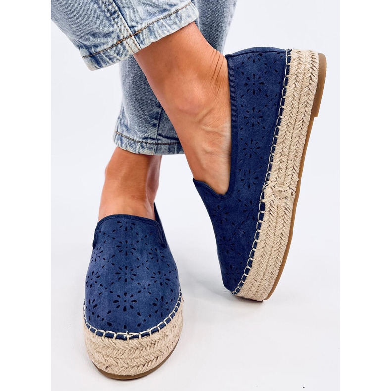 Espadrile ajurate Rigois Blue albastru 1