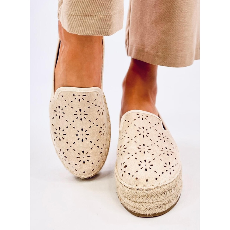 Espadrile ajurate Rigois Beige bej 1 Espadrile ajurate Rigois Beige bej 1