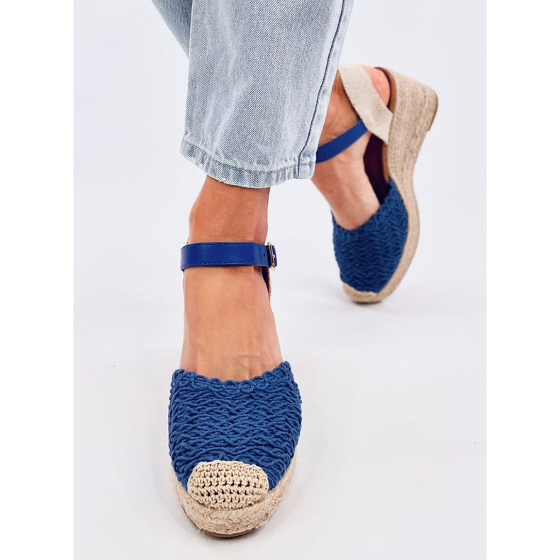 Sandale tip espadrile Morelli Blue albastru 1