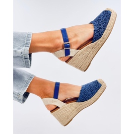 Sandale tip espadrile Morelli Blue albastru 4