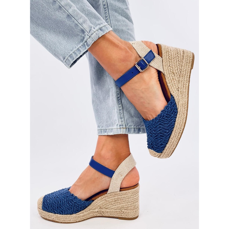 Sandale tip espadrile Morelli Blue albastru 2