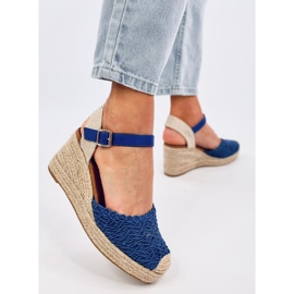 Sandale tip espadrile Morelli Blue albastru 3