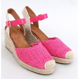 Sandale tip espadrile Morelli Fuchsia roz 5