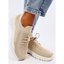 Pantofi sport cu șosete Jaussa Beige bej 2 Pantofi sport cu șosete Jaussa Beige bej 2
