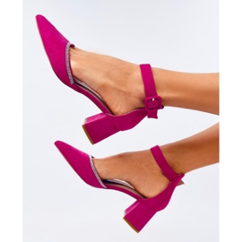 Pompe cu toc înalt Bardini Fuchsia roz 3