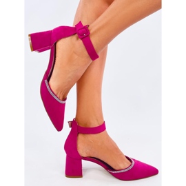 Pompe cu toc înalt Bardini Fuchsia roz 2