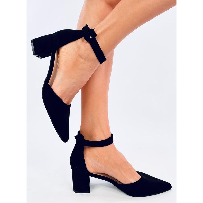 Pompe cu toc joasă Dacrem Black negru 2 Pompe cu toc joasă Dacrem Black negru 2