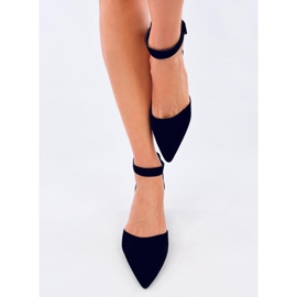 Pompe cu toc joasă Dacrem Black negru 1