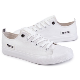 Big Star Adidaje cu material scăzut pentru bărbați Star Big KK174006 White alb 3