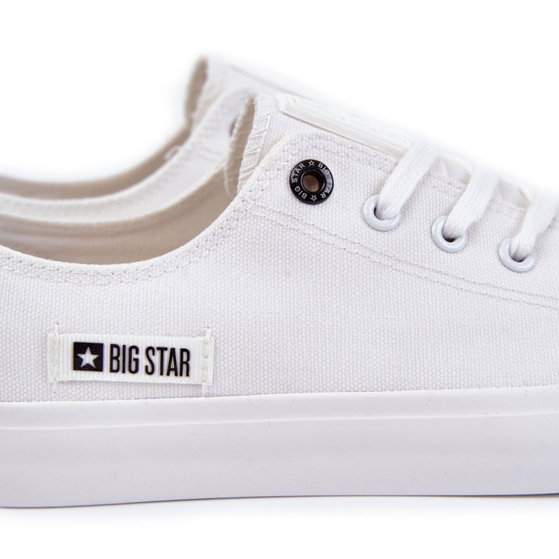 Big Star Adidaje cu material scăzut pentru bărbați Star Big KK174006 White alb 2
