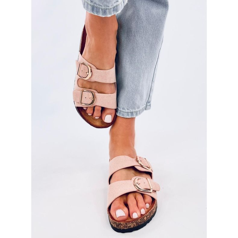 Scholki Byrd Papuci de plută roz 1 Scholki Byrd Papuci de plută roz 1