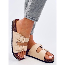 Scholki Byrd Papuci de plută bej 2