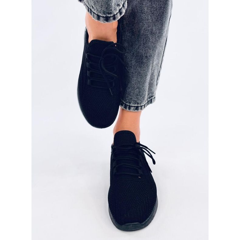 Guelfi Pantofi sport cu șosetă neagră negru 1