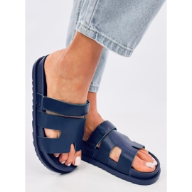 Papuci de damă Tawny Blue albastru 2 Papuci de damă Tawny Blue albastru 2