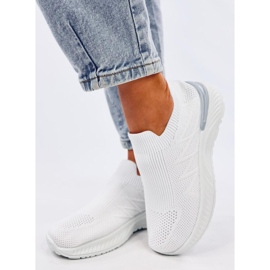 Pantofi sport cu șosete Fourny White alb 2 Pantofi sport cu șosete Fourny White alb 2
