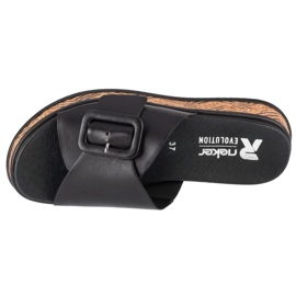 Slapi Rieker Flip-flops W W0803-00 negru 2