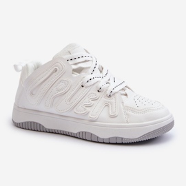 Pantofi de damă din piele ecologică Berilla alb 1