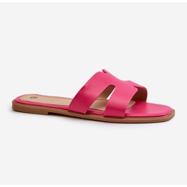 Flip Flops Damă Plati Cu Decupaje Fuchsia Fiviama roz 1