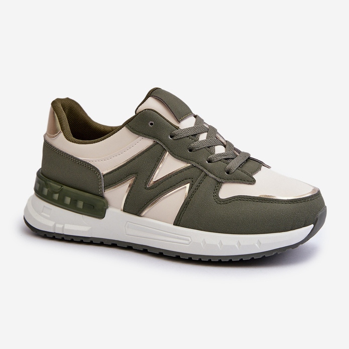 Pantofi de damă din piele ecologică, Kaimans verzi verde 1