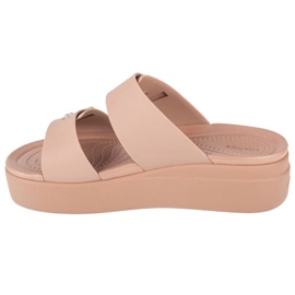 Sandale Crocs Brooklyn Low Wedge 207431-2Q9 bej 1