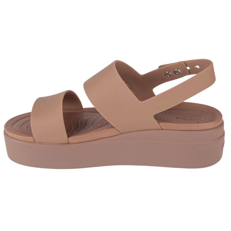 Sandale Crocs Brooklyn Low Wedge 206453-2EL bej 1
