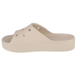 Șlapi Crocs Classic Platform Slide 208180-2Y2 bej 1
