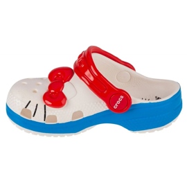 Slapi Crocs Classic Hello Kitty Iam Clog T 209469-100 alb 1