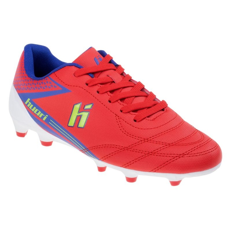Pantofi de fotbal Huari Octubri Teen Jr 92800402376 roșu 2